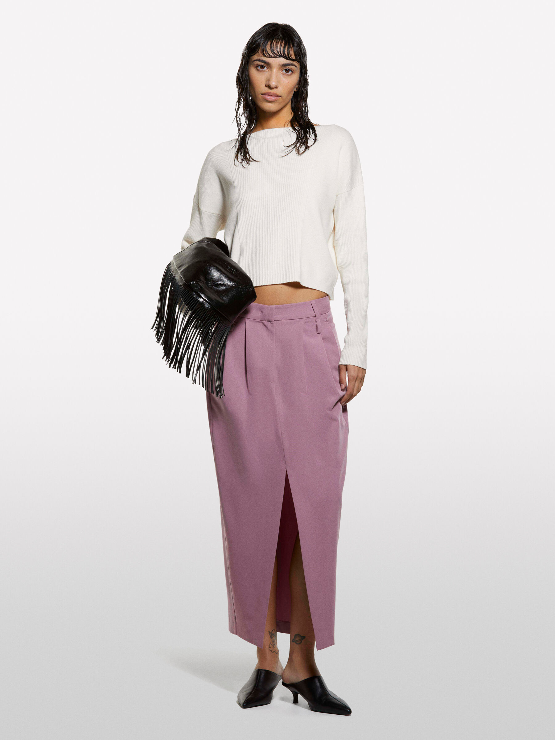 BOAT-NECK SWEAT.L/S Femme image number null