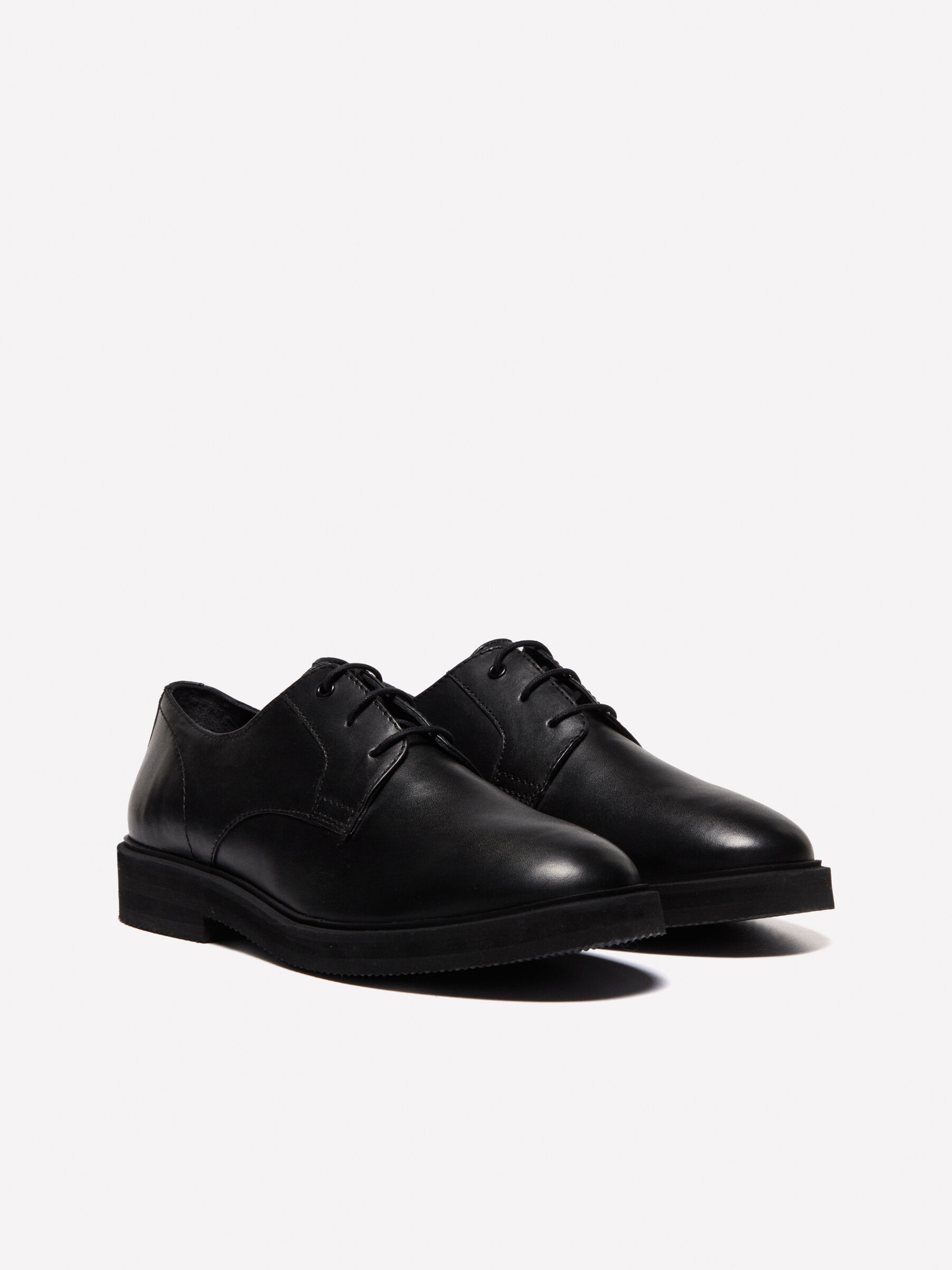 Chaussures en 100 cuir Noir Sisley