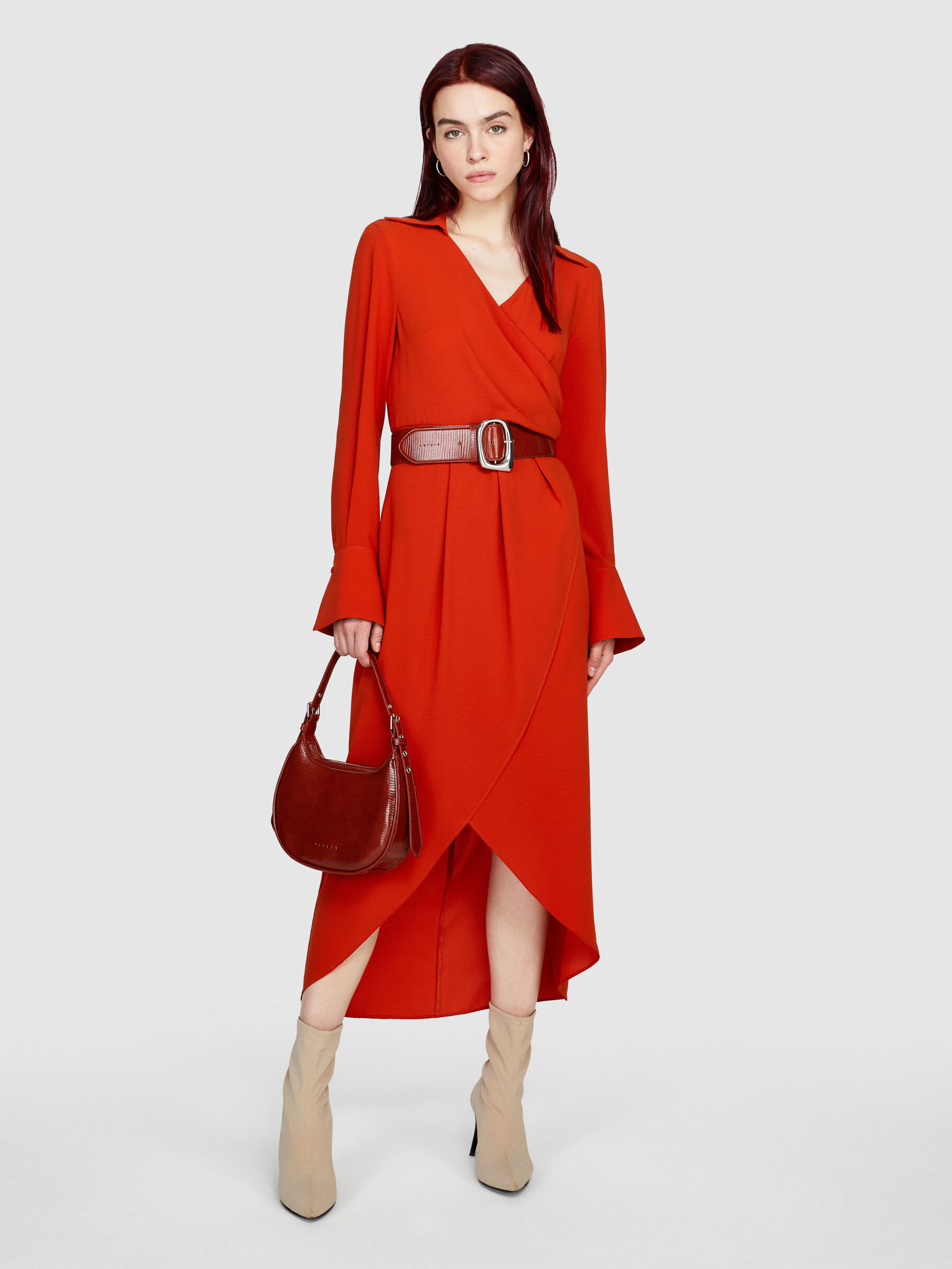 Robe cache coeur clearance midi