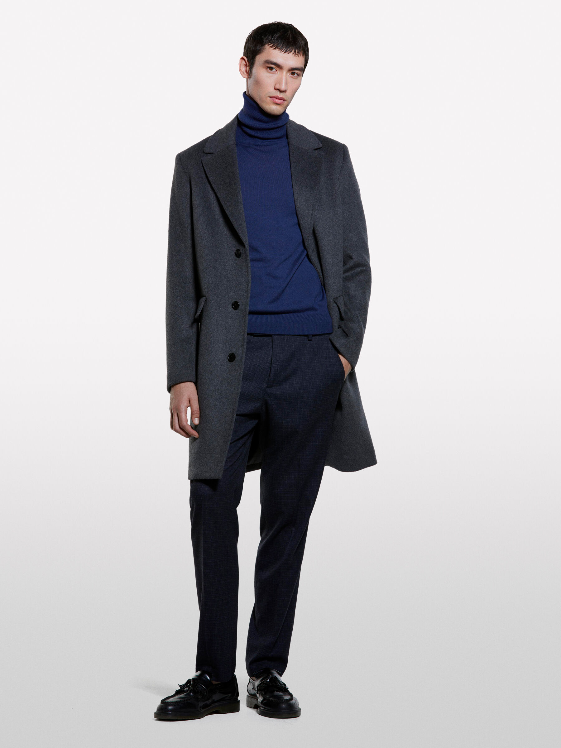 TURTLE NECK SWEATER Homme image number null