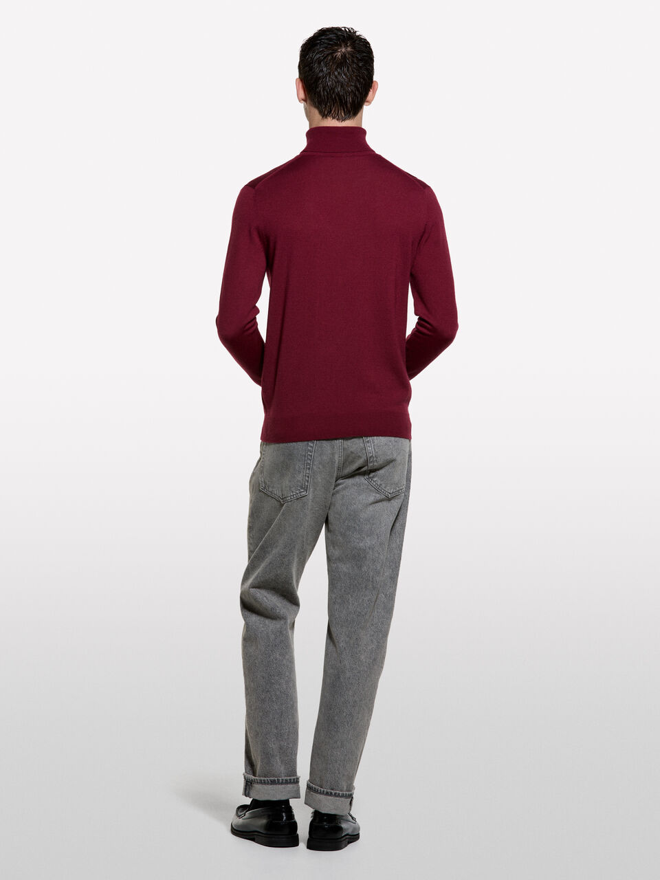TURTLE NECK SWEATER Homme image number null