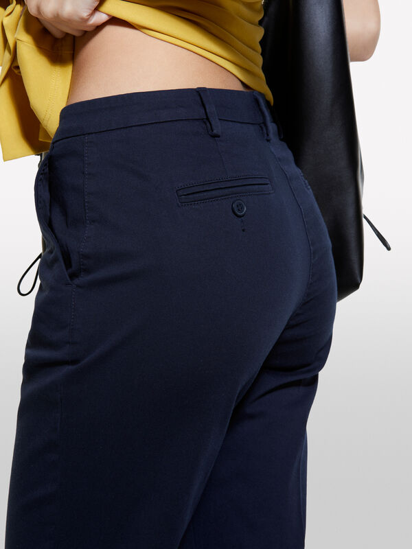 Chino uni - pantalons chinos pour femme | Sisley