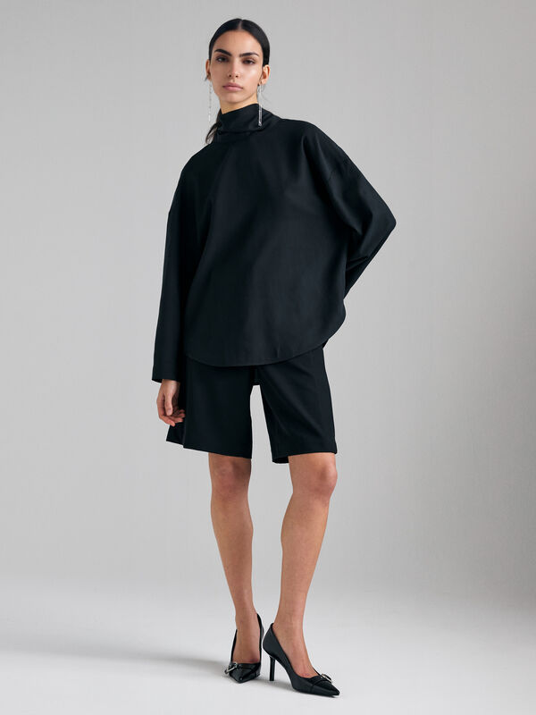 Blouse avec foulard - blouses pour femme | Sisley