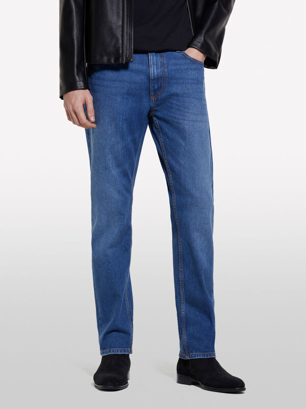 Jean Style 75 regular bleu - jeans regular pour homme | Sisley