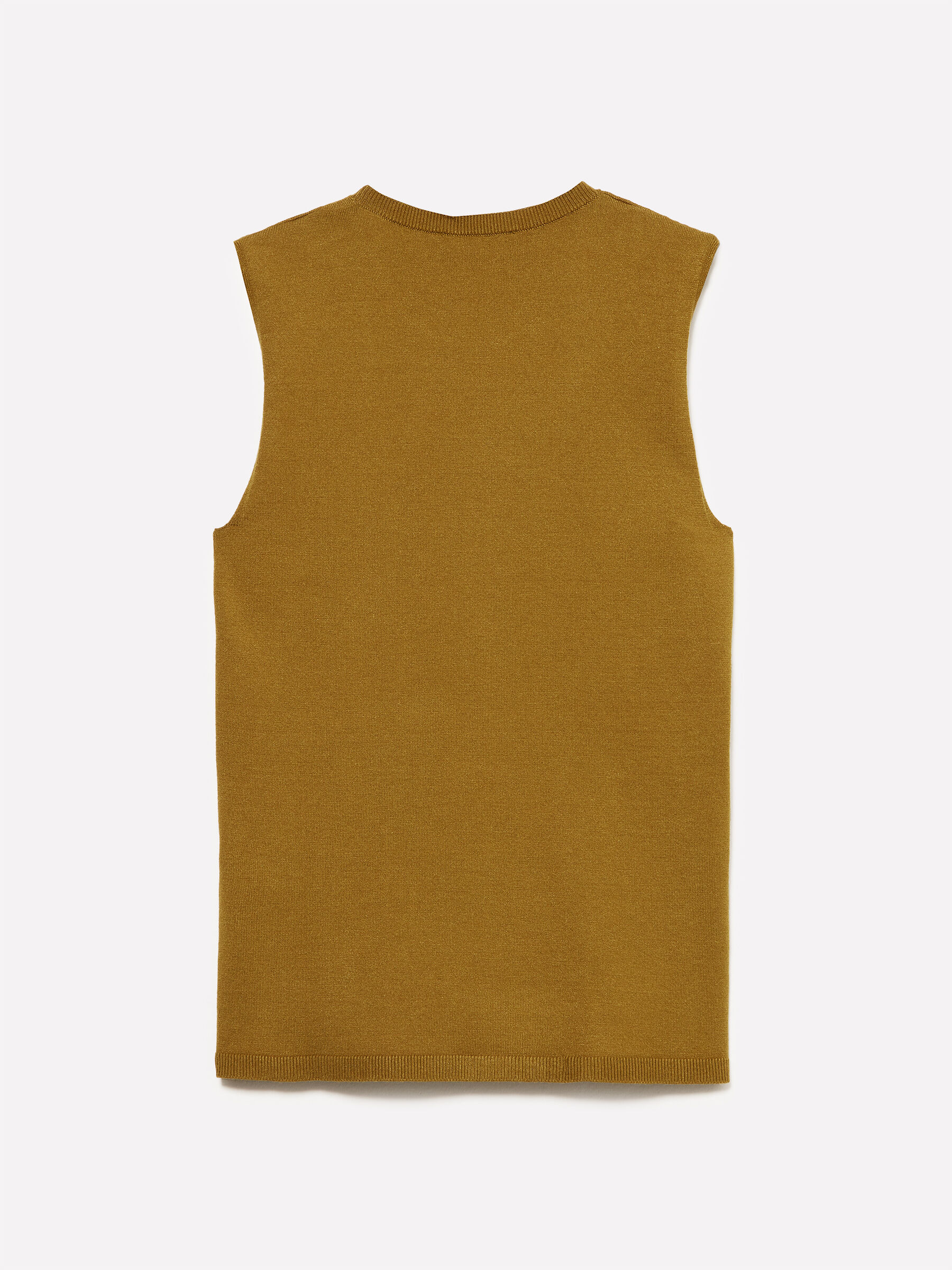 SLEEVELESS SWEATER Femme image number null