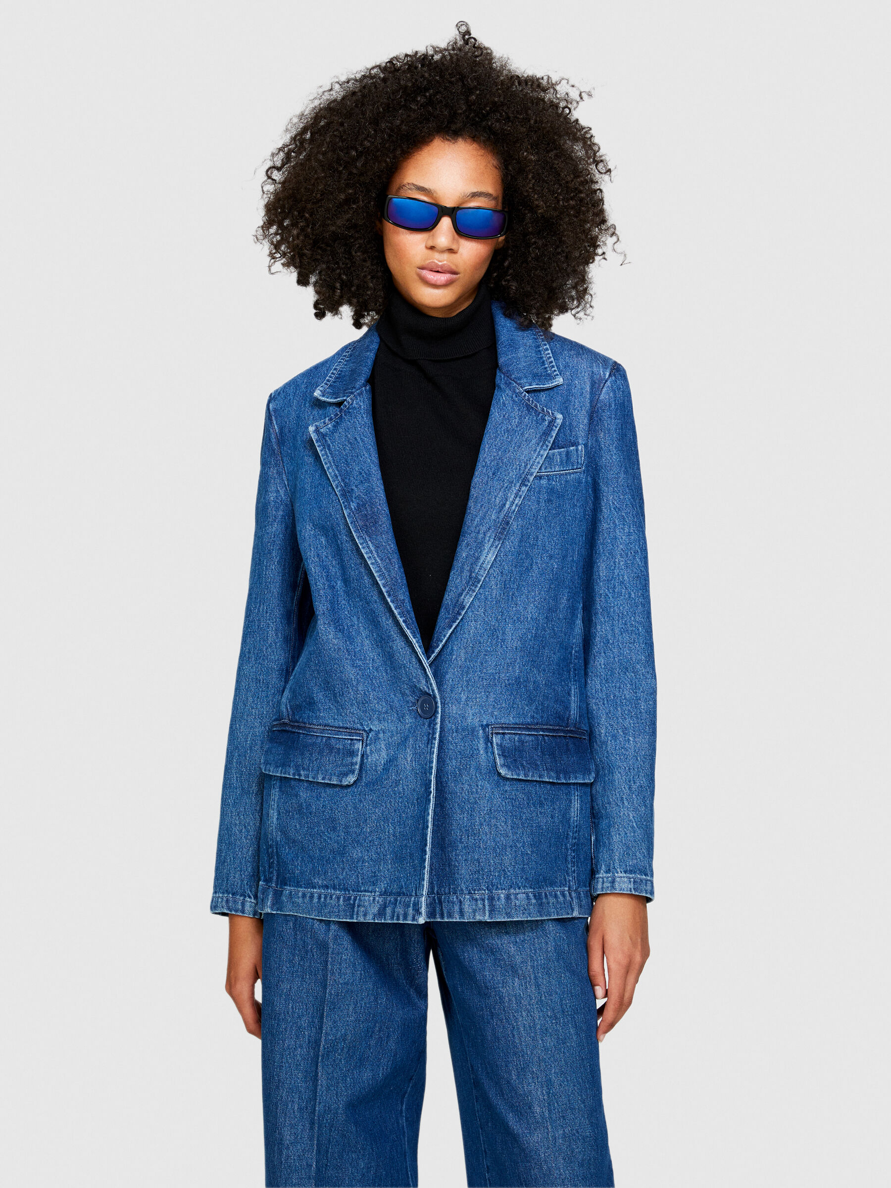 Blazer jeans femme best sale