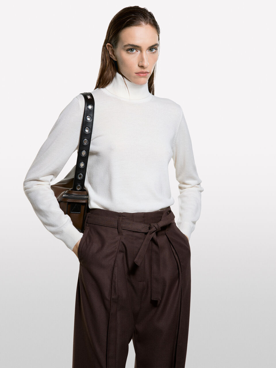 TURTLE NECK SWEATER Femme image number null