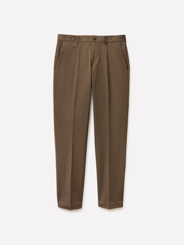 Chinos unis - pantalons regular pour homme | Sisley