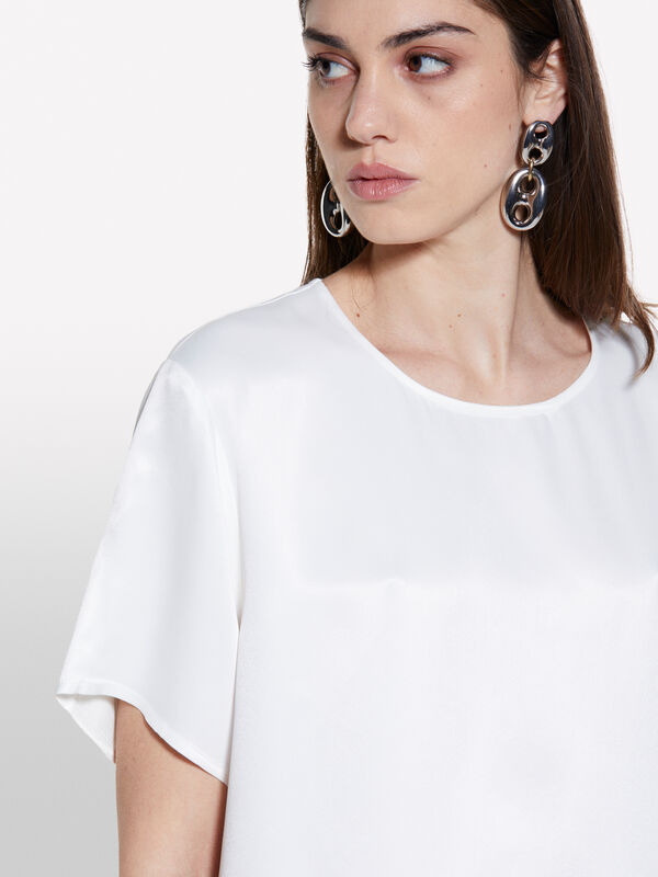 Blouse en satin - blouses pour femme | Sisley
