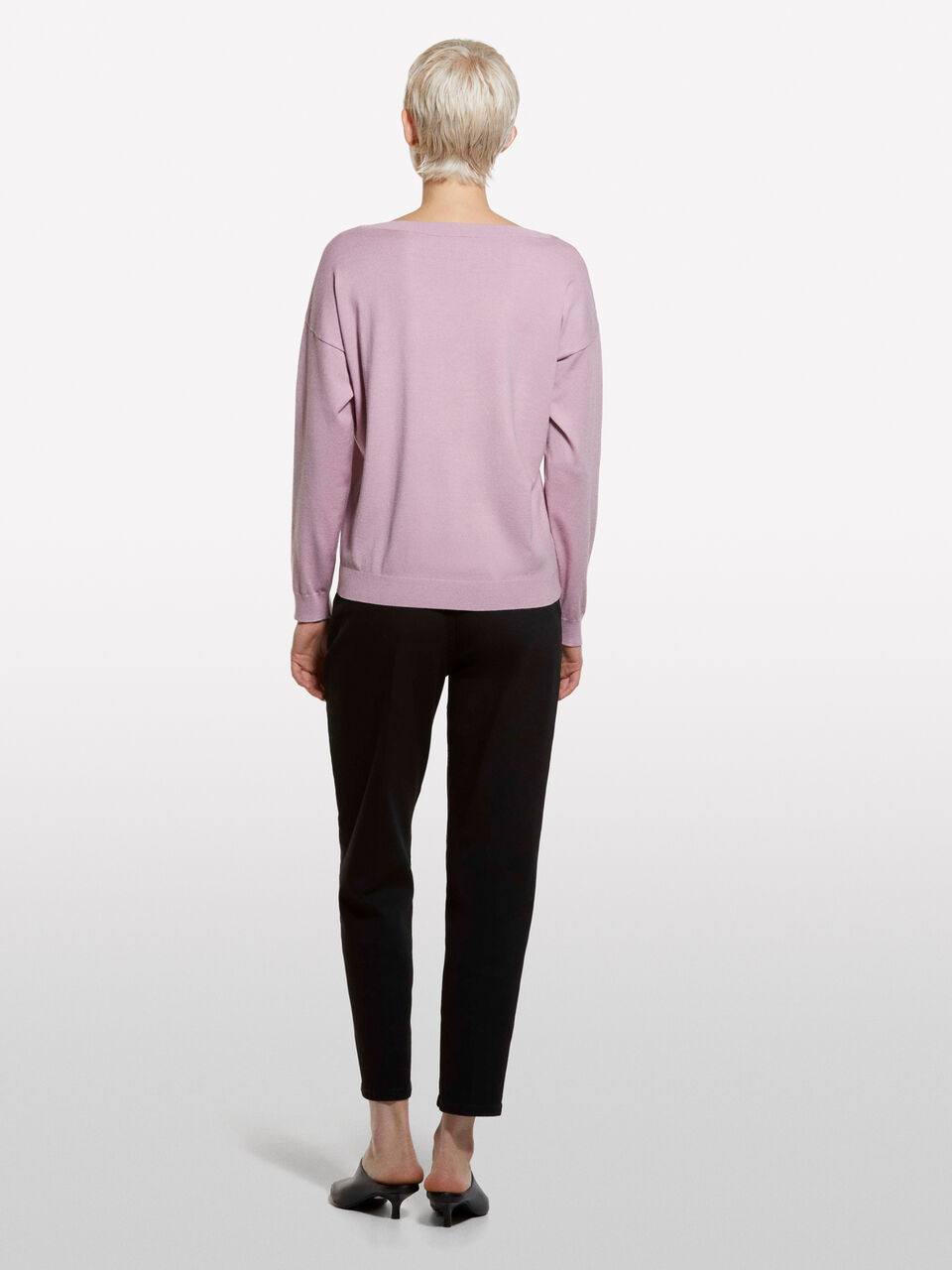 BOAT-NECK SWEAT.L/S Femme image number null