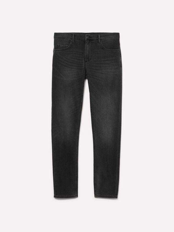 Jeans Helsinki skinny noir Jeans Helsinki skinny noir - jeans coupe skinny pour homme | Sisley