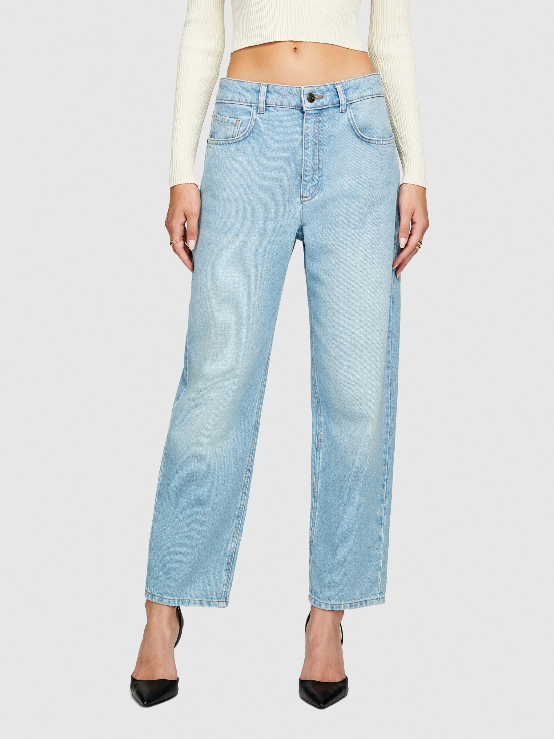 Jeans Biarritz coupe regular Bleu Clair Sisley