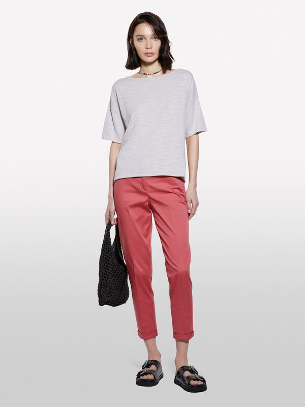 Pantalon cigarette blush - pantalons skinny pour femme | Sisley