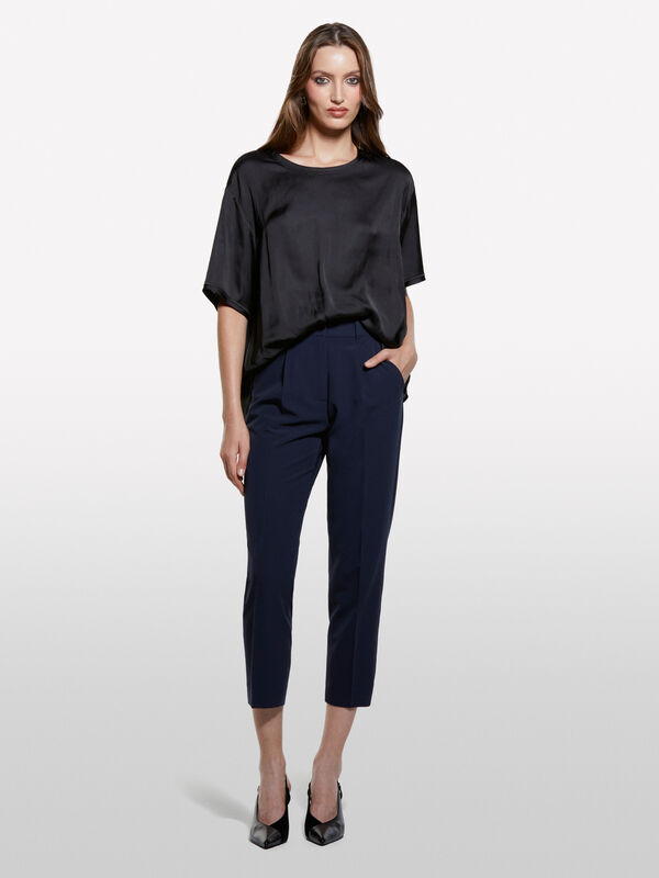 Jogging bleu foncé - pantalons de jogging pour femme | Sisley