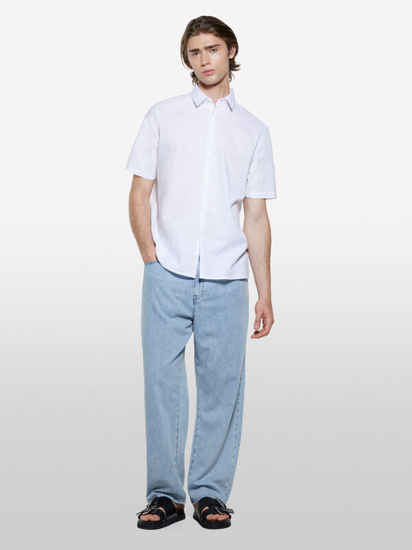 Jean léger coupe relax - jeans larges pour homme | Sisley