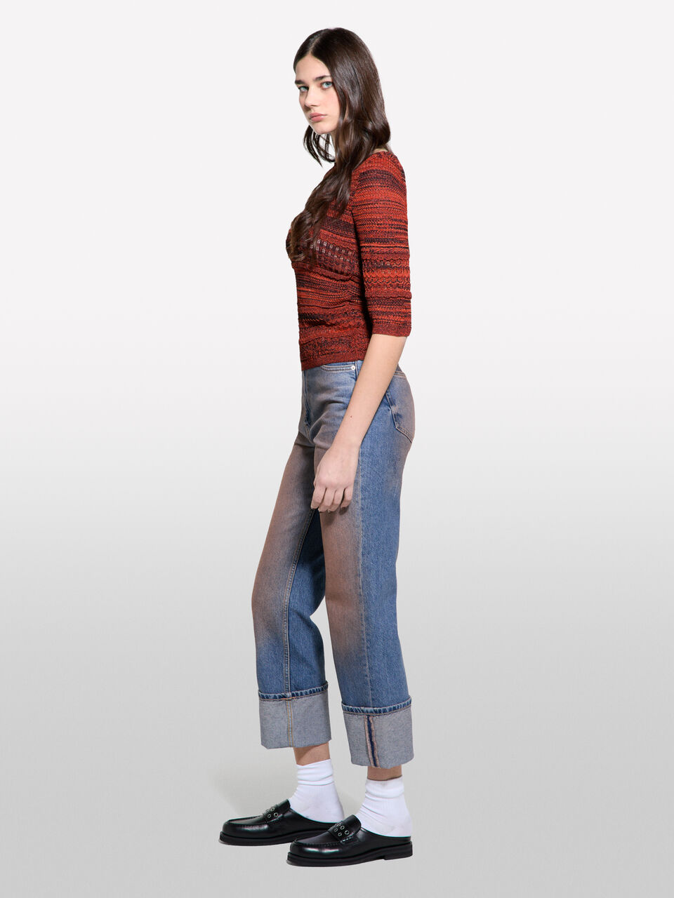 BOAT-NECK SWEAT.L/S Femme image number null