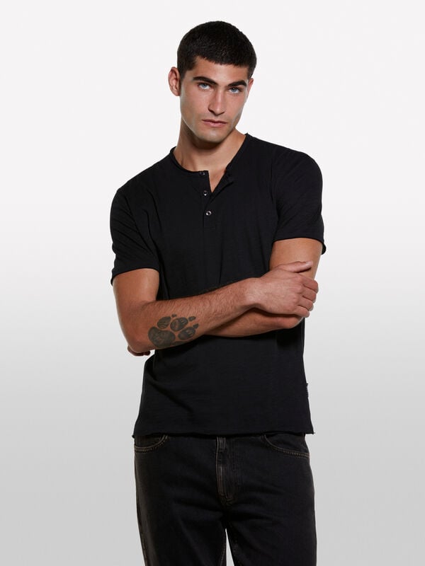T-shirt séraphin noir - t-shirts à manches courtes pour homme | Sisley