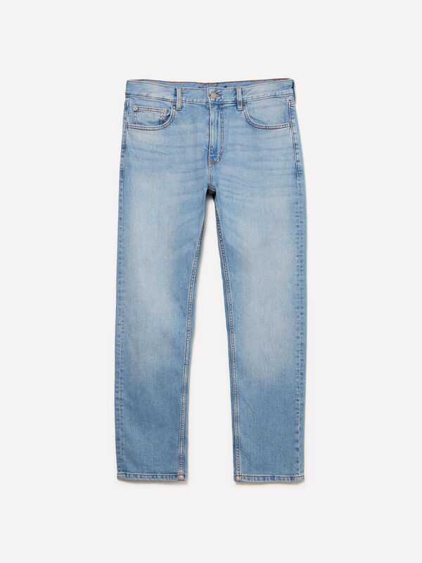 Jean bleu clair coupe régulière Style 75 - jeans coupe slim pour homme | Sisley
