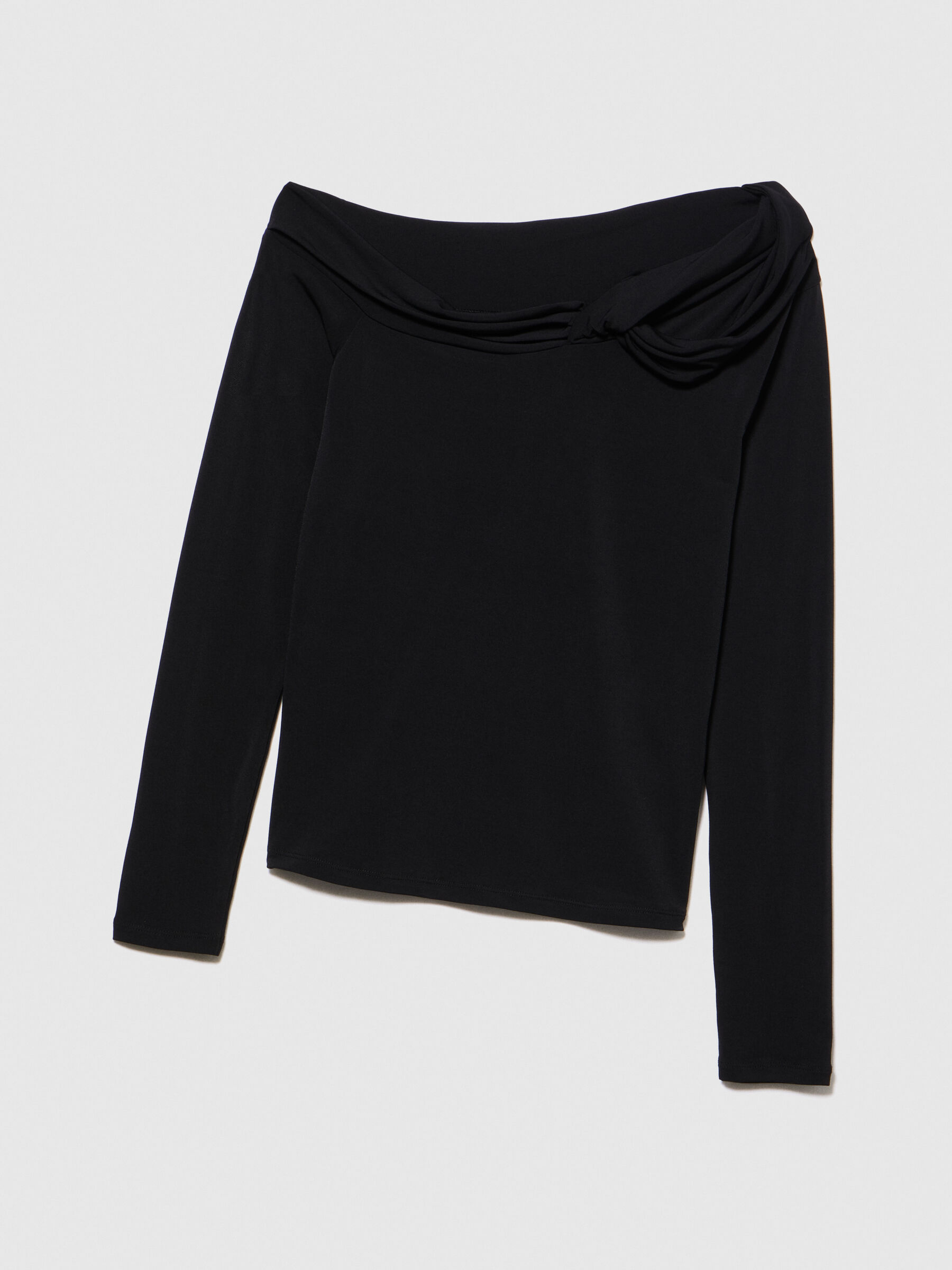 T shirt hotsell noir epaule dénudée