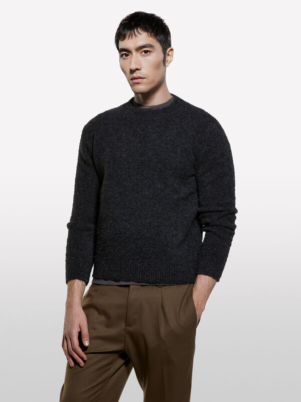 Pull Bouclé - pulls col rond pour homme | Sisley