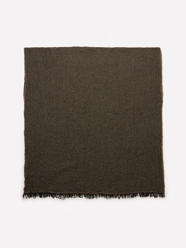 Écharpe teinte en fil marron Écharpe teinte en fil marron - écharpes et foulards pour femme | Sisley