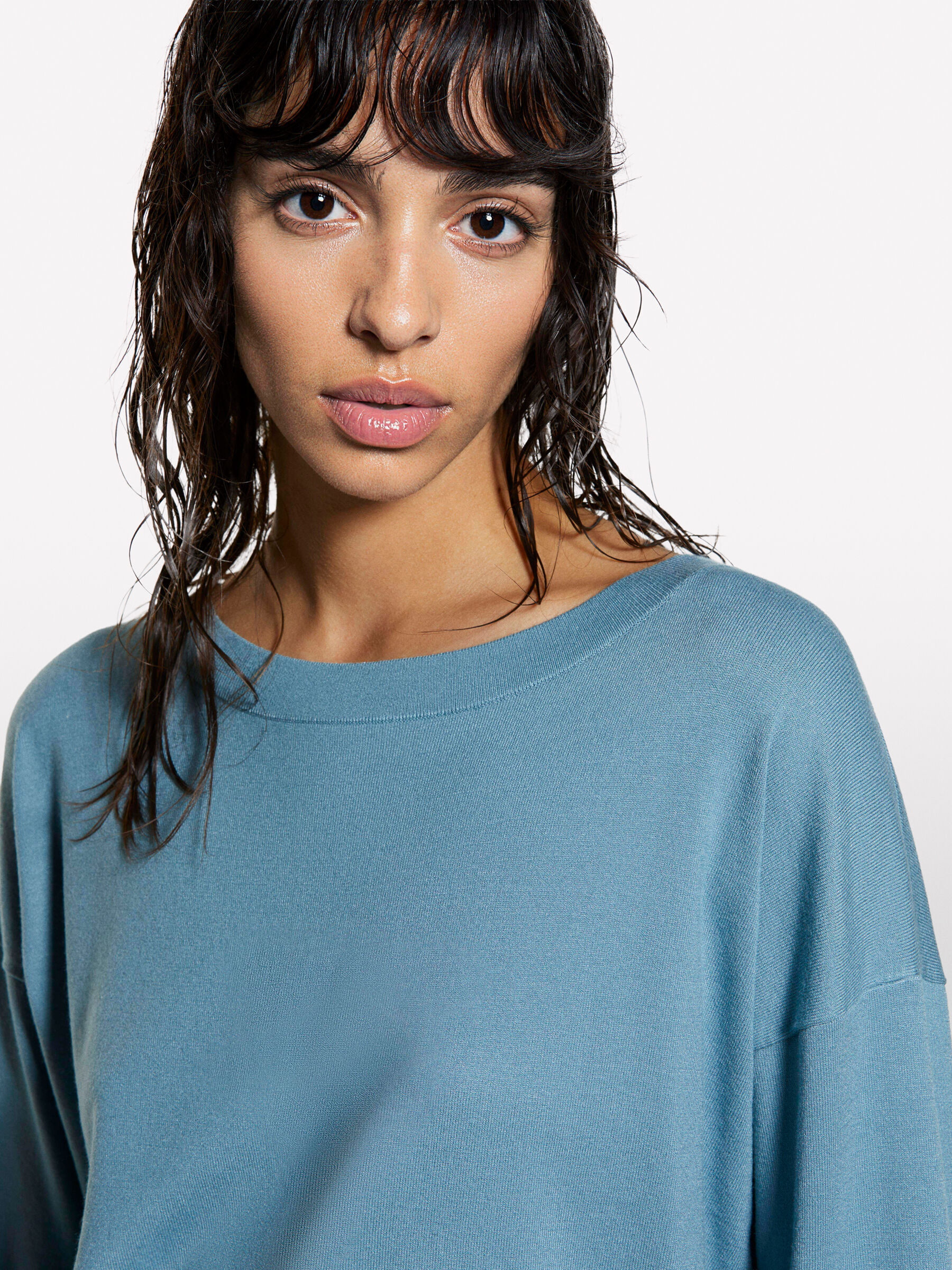 BOAT-NECK SWEAT.L/S Femme image number null