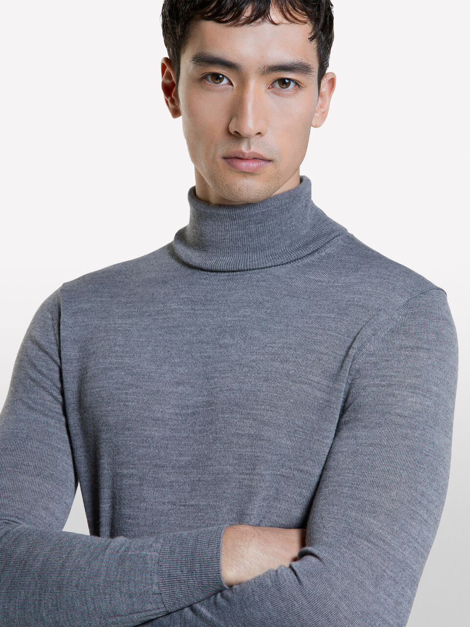 TURTLE NECK SWEATER Homme image number null