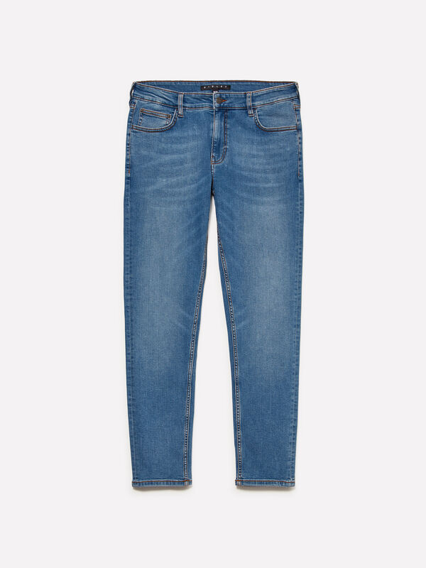 Jean Style 73 skinny bleu clair - jeans coupe skinny pour homme | Sisley
