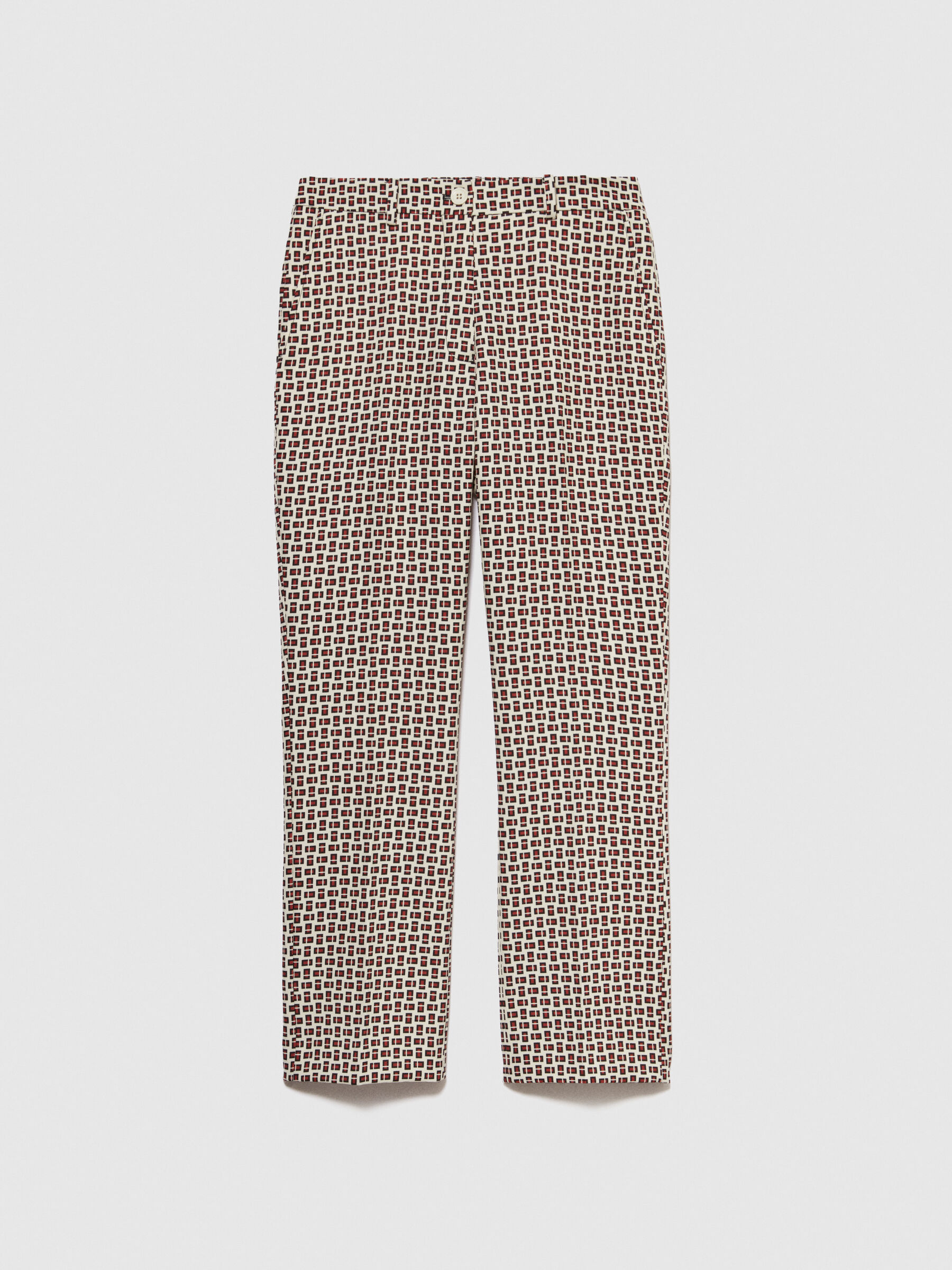 Pantalon cigarette imprim Multi color Sisley