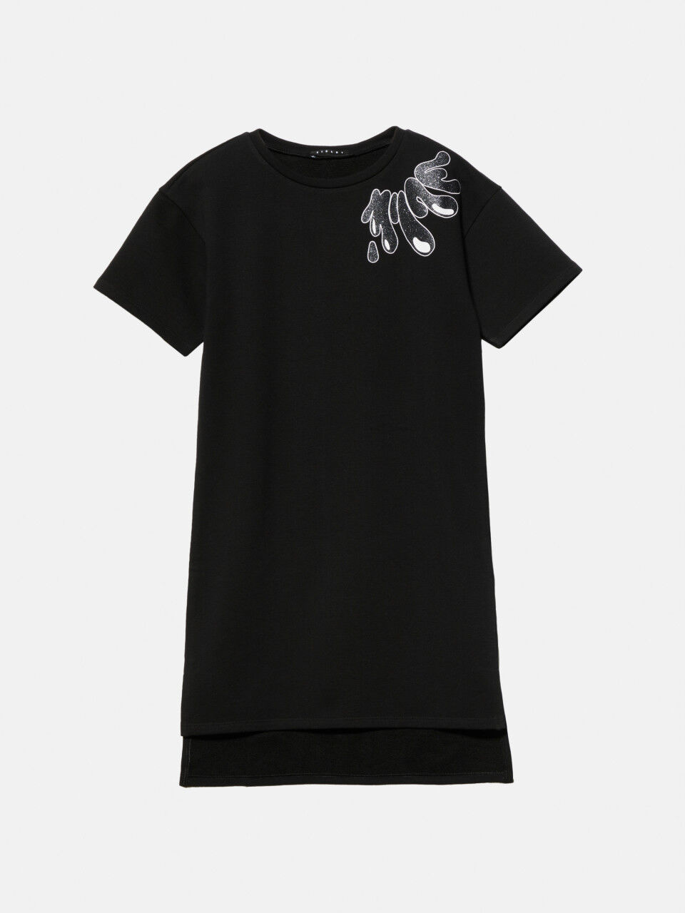 Robe en molleton à logo pailleté