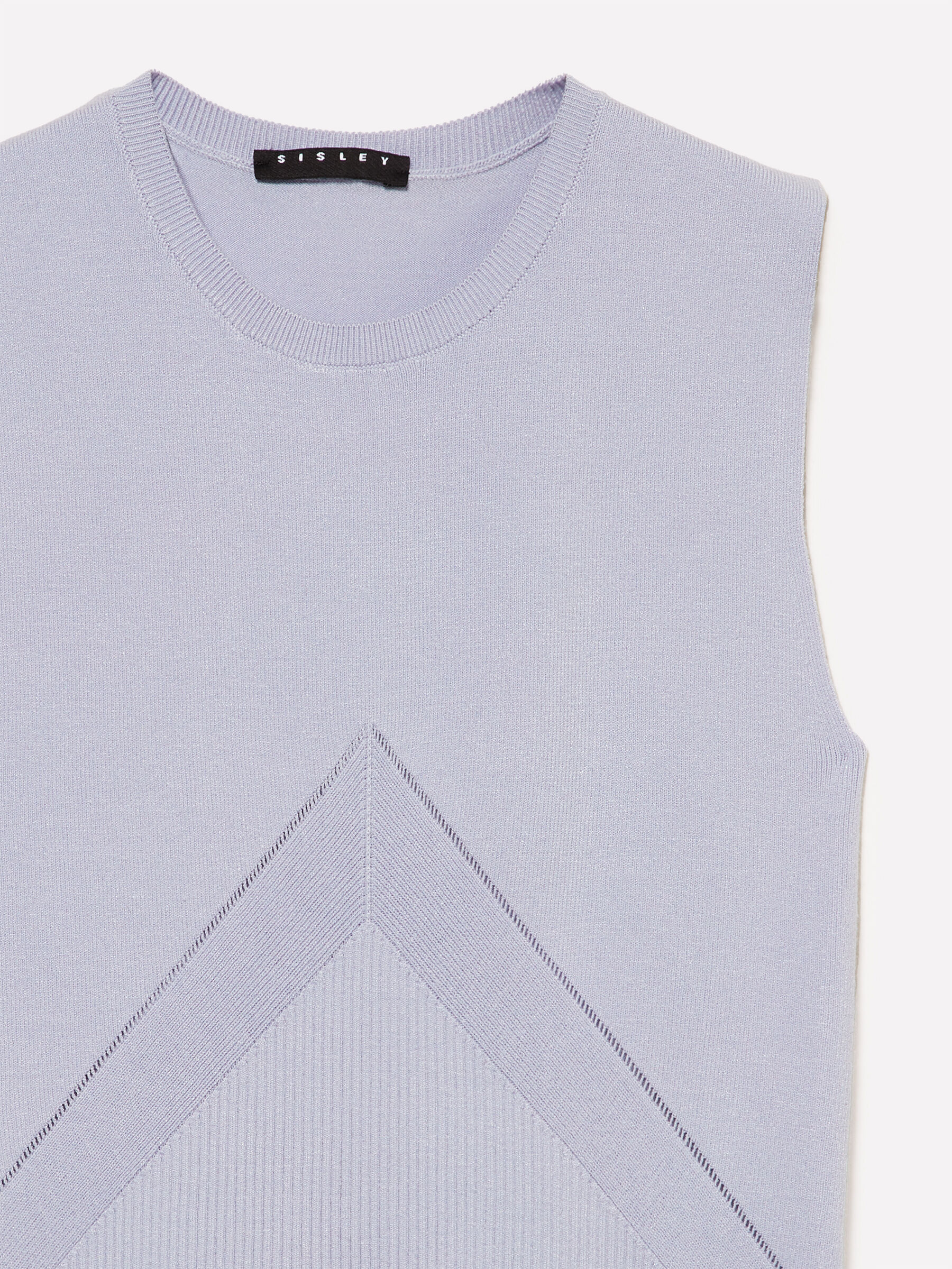 SLEEVELESS SWEATER Femme image number null