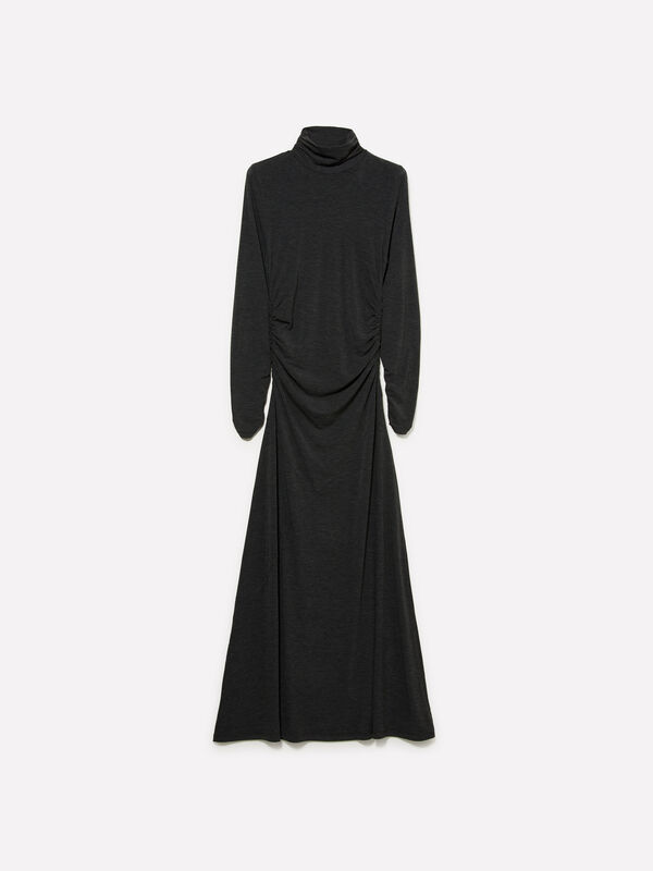 Robe longue à fronces - robes longues pour femme | Sisley