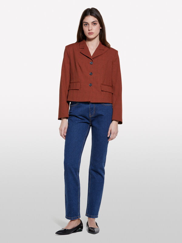 Jean Style 70 slim bleu - jeans coupe slim pour femme | Sisley