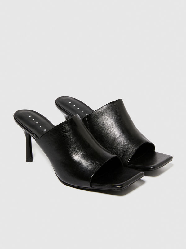 Sandles hautes en 100 % cuir - sandales et claquettes pour femme | Sisley