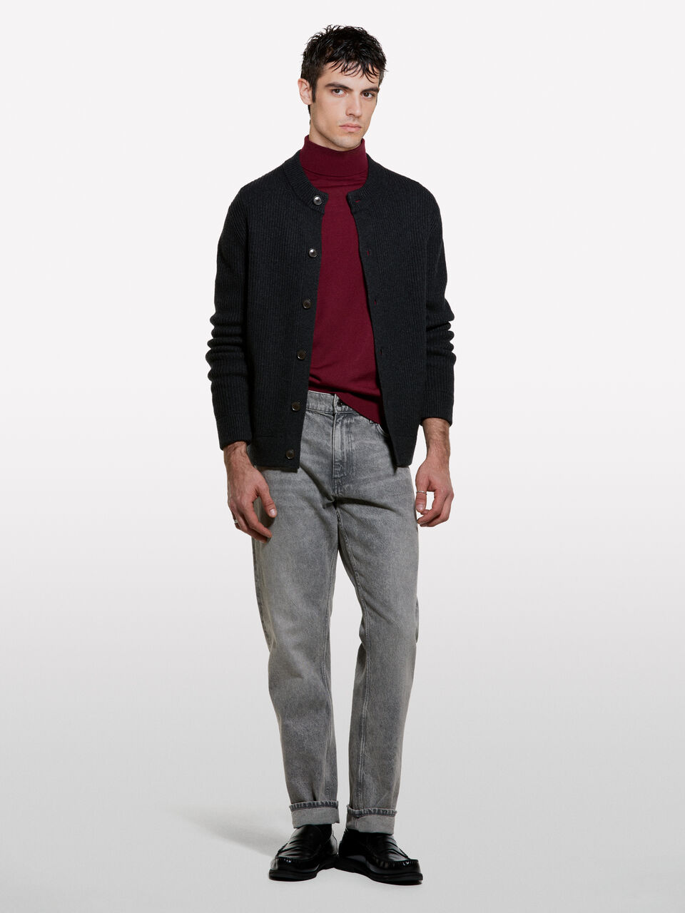 TURTLE NECK SWEATER Homme image number null