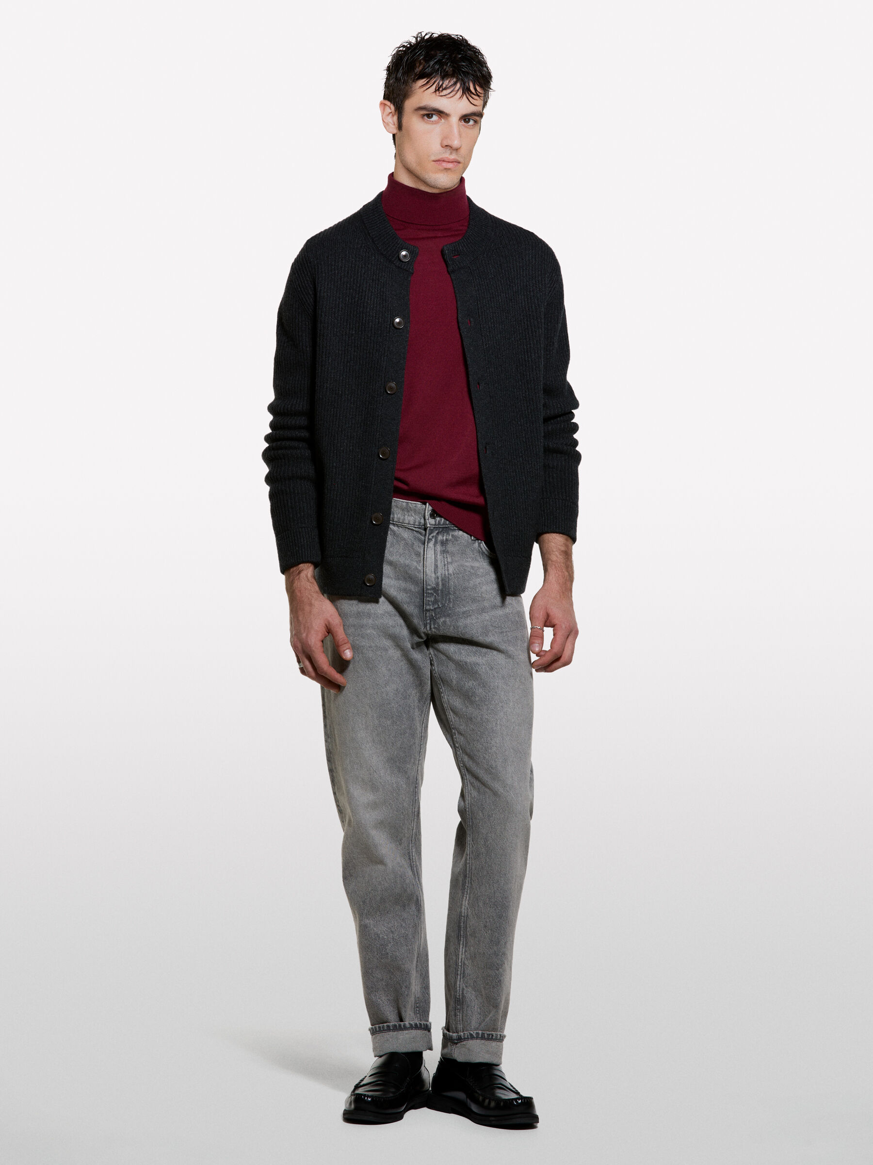 TURTLE NECK SWEATER Homme image number null