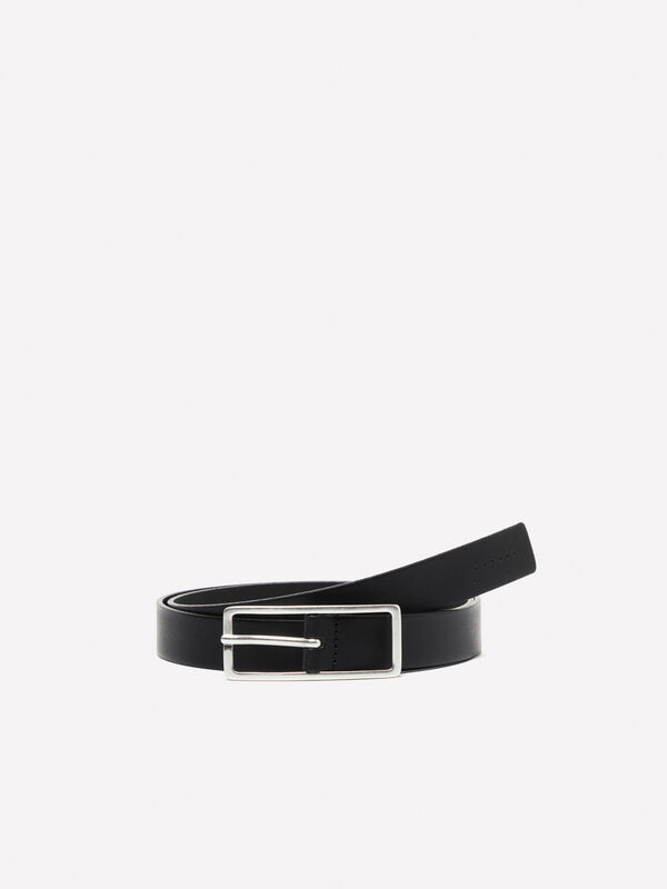 Ceinture fine 100 % cuir - ceintures pour femme | Sisley