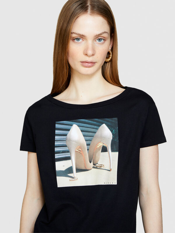 T-shirt à imprimé Femme