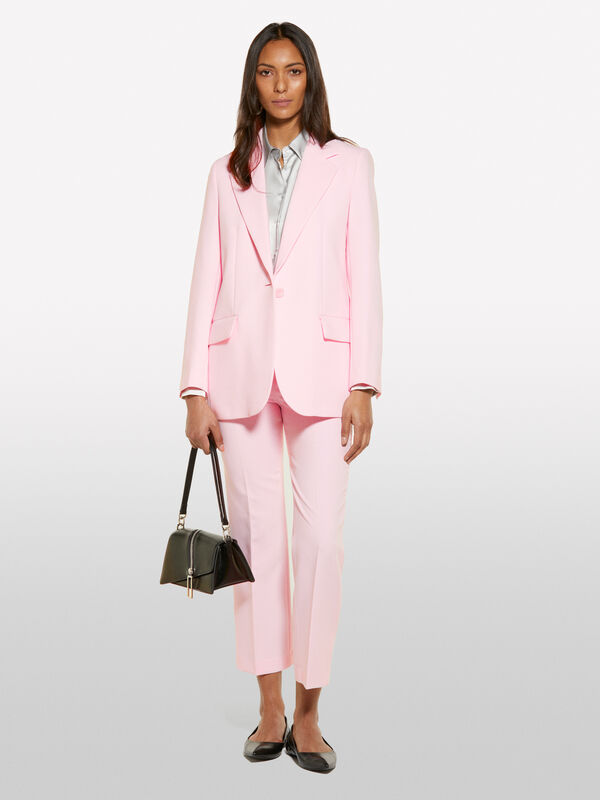 Pantalon élégant rose - pantalons regular pour femme | Sisley