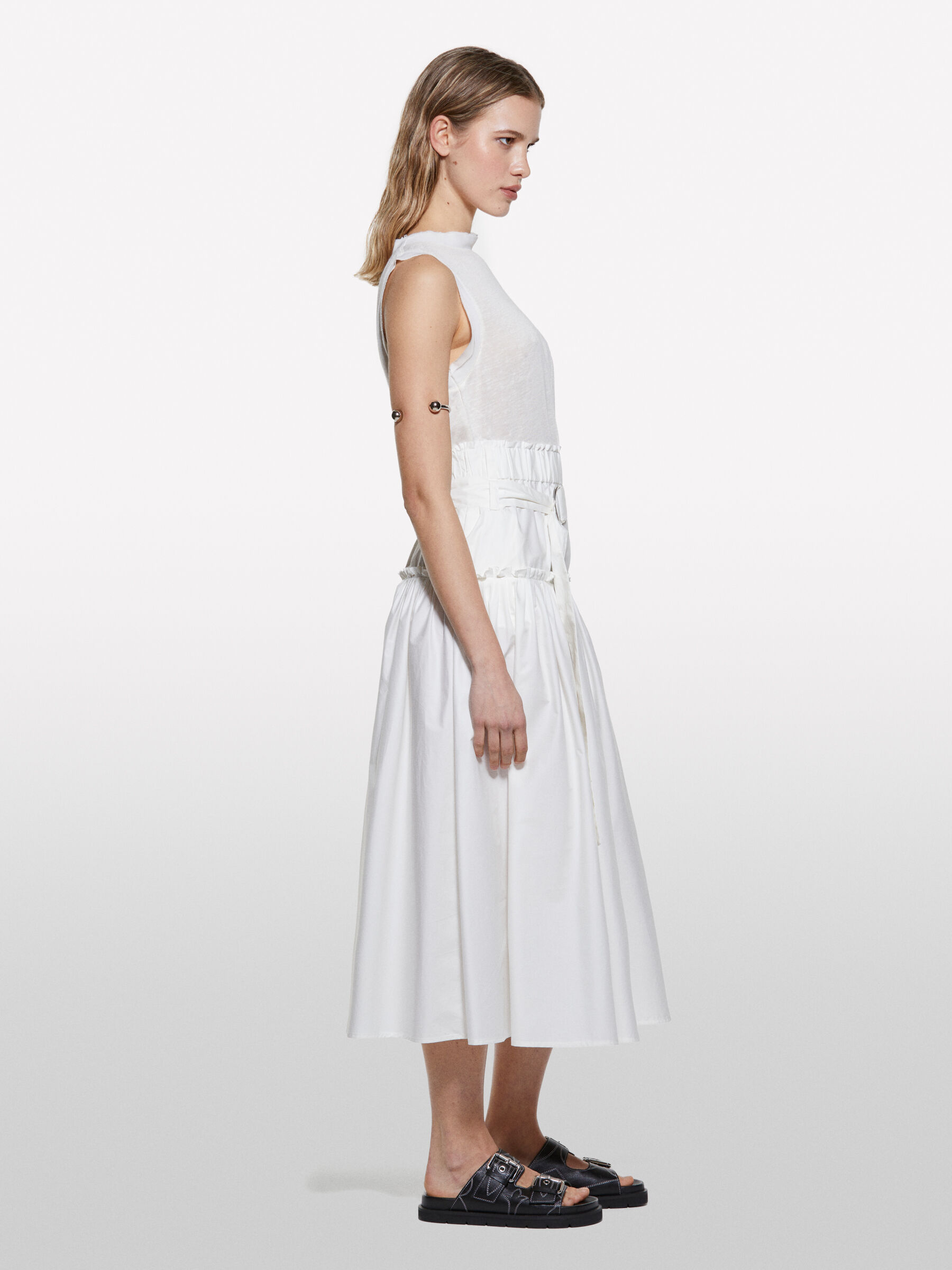 SKIRT + BELT Femme image number null