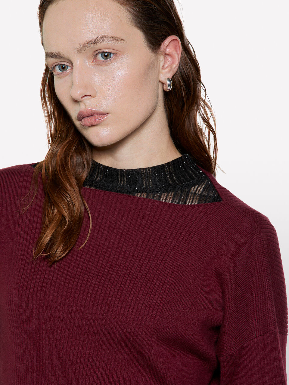 BOAT-NECK SWEAT.L/S Femme image number null