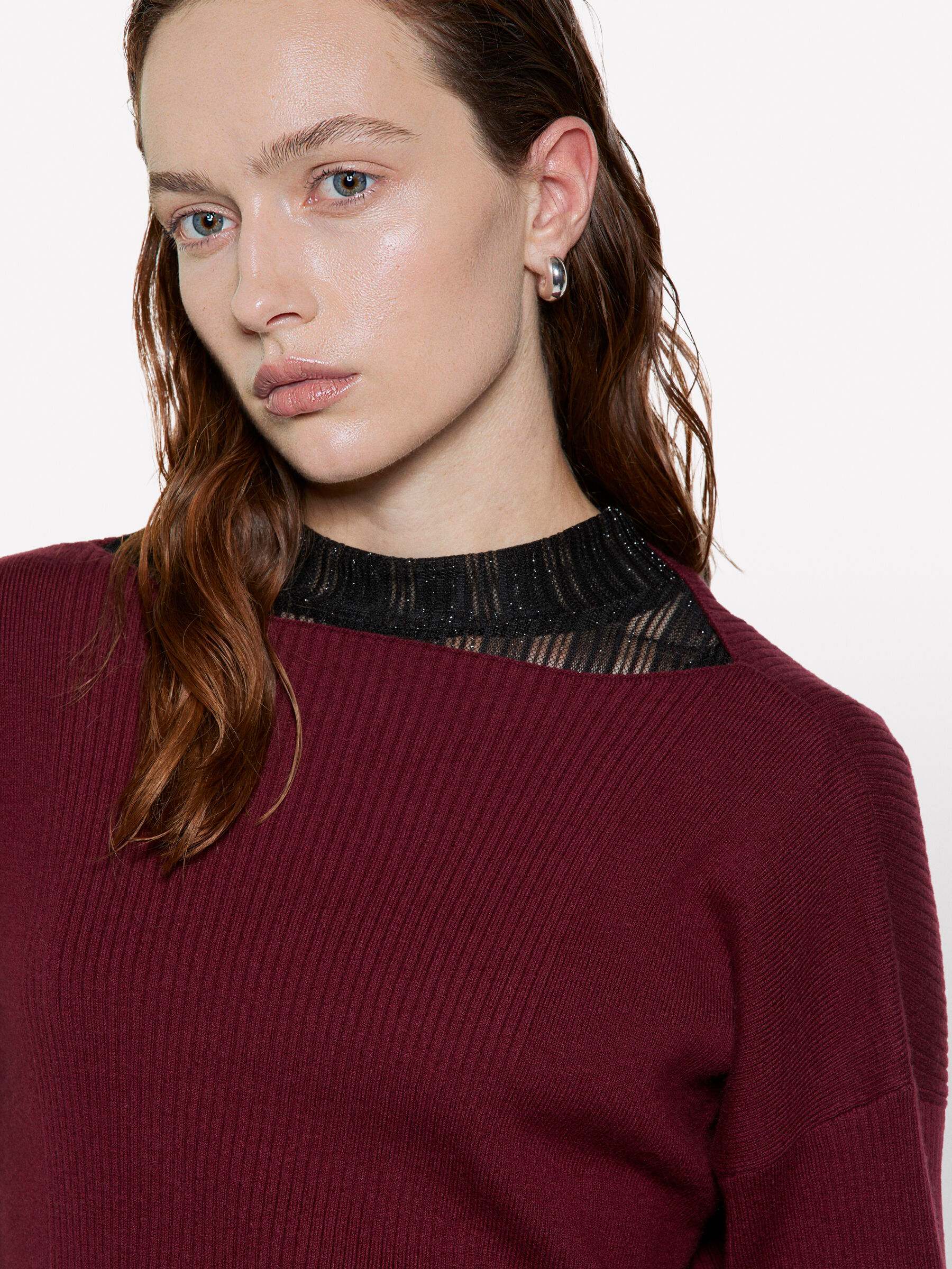 BOAT-NECK SWEAT.L/S Femme image number null
