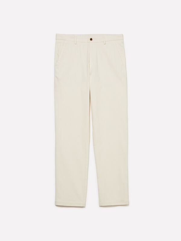 Chinos en velours côtelé - pantalons chinos pour homme | Sisley
