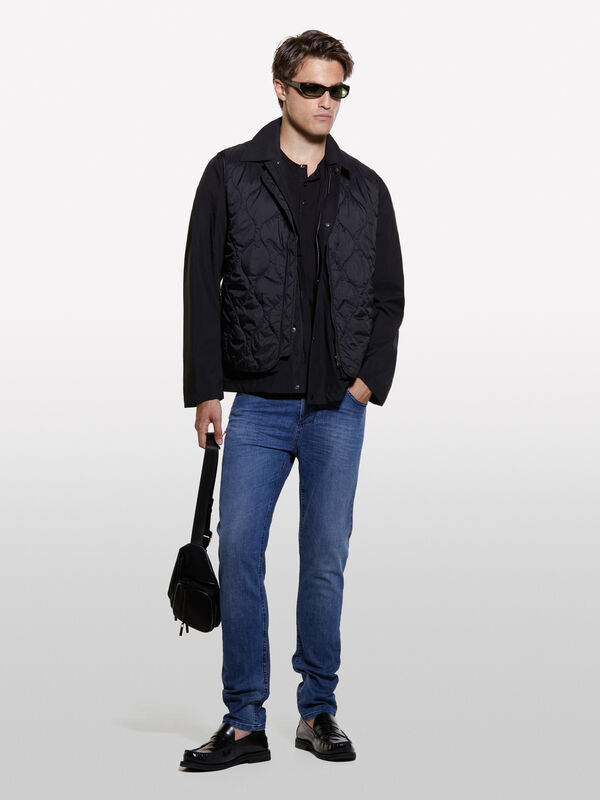 Jeans Helsinki skinny bleu - jeans coupe skinny pour homme | Sisley