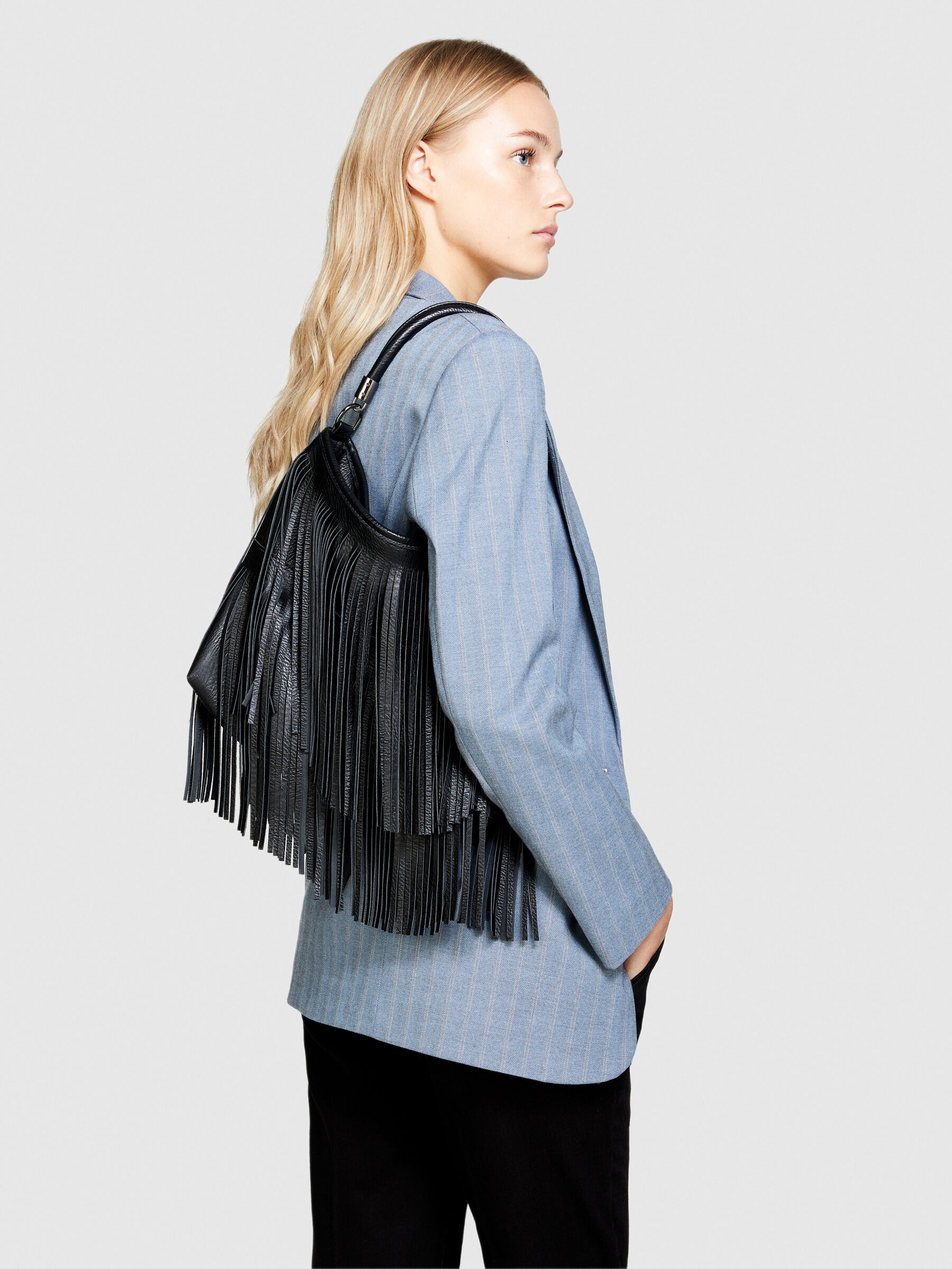 Sac a shop dos a frange