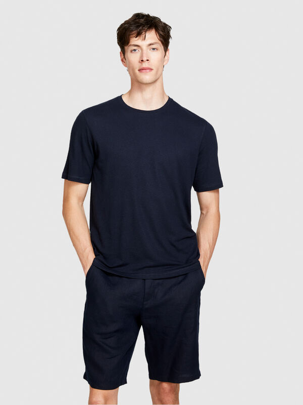 T-shirt à col rond - t-shirts à manches courtes pour homme | Sisley