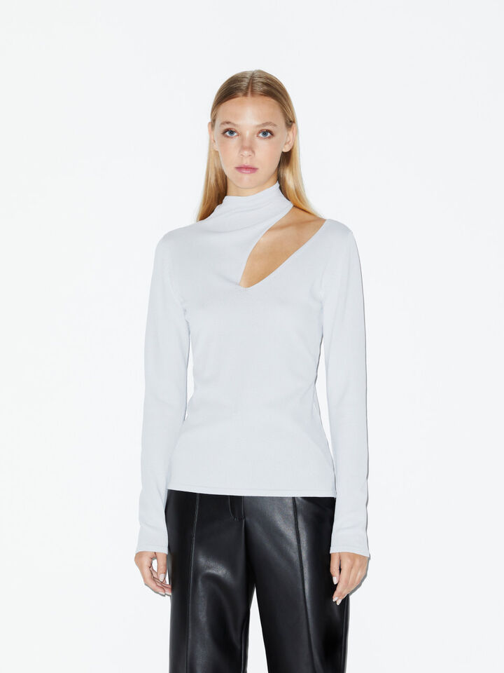 Pull &agrave; d&eacute;coupe Femme