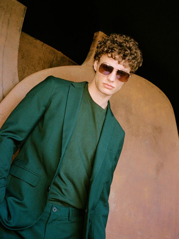 Blazer élégant vert foncé - blazers pour homme | Sisley
