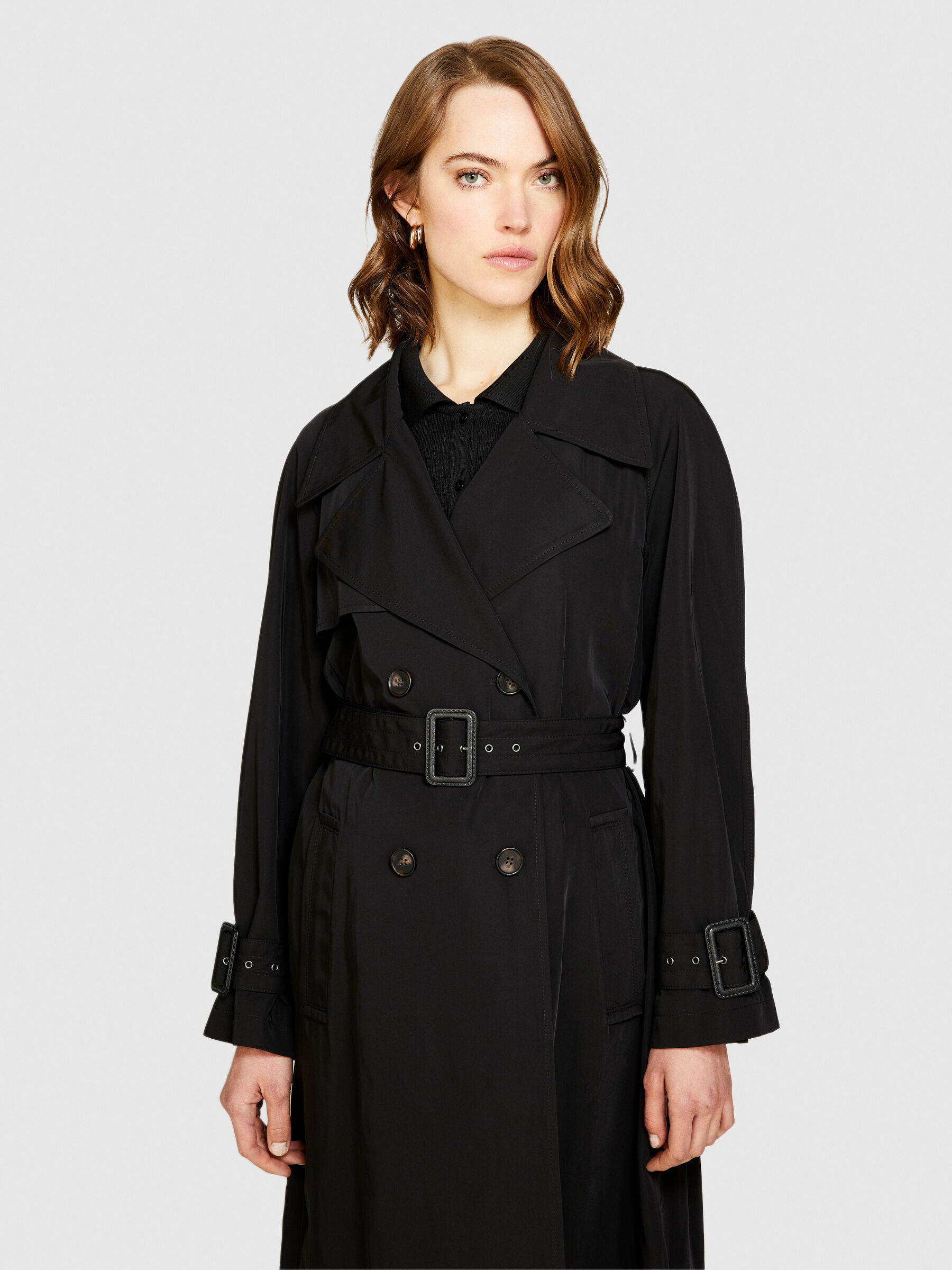 Trench satiné deals femme