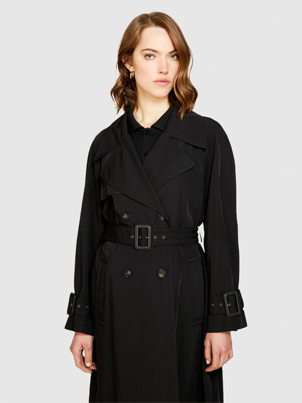 Trench satiné Femme